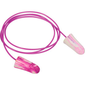 SparkPlugs Multi-Color Foam Earplugs, Corded, 100 Pairs/Box