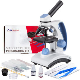 40X-1000X Student Microscope with Coarse-Focus & Slide Preparation Kit