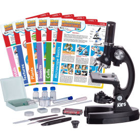 Educational Kids Microscope Kit & Experiment Cards