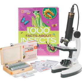 Premium 85+pc 120X-1200X Microscope, Camera Kit, Software & Deluxe Insect Exploration Kit