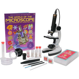 Premium 85+ piece Microscope, Color Camera, Software Kit & World of Microscope Book