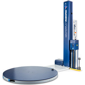 Semi-Automatic Turntable Stretch Wrapper, 65"Dia., 110" Wrap Height