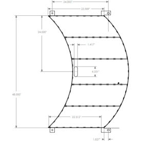 Robopac Ramp Extension for 65" Diameter Turntable, 24"L