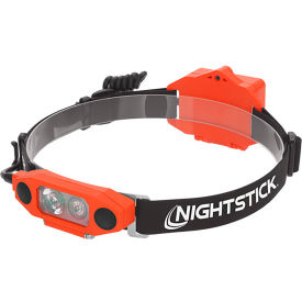 Intrinsically Safe Low-Profile Dual-Light Headlamp - 3 AA - Red - UL913 / ATEX