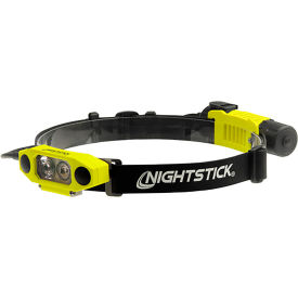 Nightstick Intrinsically Safe Low-Profile Dual-Light Headlamp - MagMate USB - UL913/ATEX