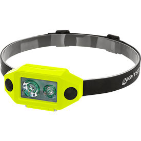 Nightstick Intrinsically Safe Low-Profile Dual-Light Headlamp - 3 AAA - Green