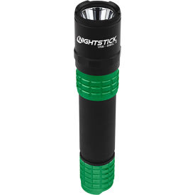 Nightstick Metal USB Tactical Flashlight w/Holster - Li-Ion - Green