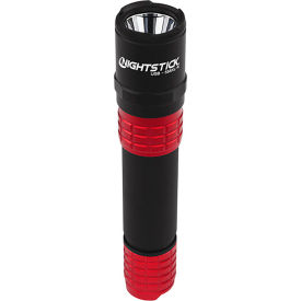 Nightstick Metal USB Tactical Flashlight w/Holster - Li-Ion - Red