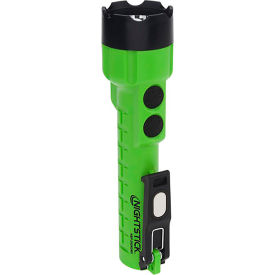 Dual-Light Flashlight w/Dual Magnets - 3 AA - Green