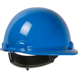 Dynamic Dom Cap Style Dome Hard Hat HDPE Shell, 4-PT Suspension, Rachet Adjustment, Sky Blue