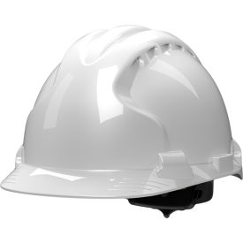 MK8 Evolution Type II Hard Hat - HDPE Shell, EPS Impact Liner, Polyester Suspension, White