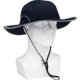 HardCap Ranger Style Bump Cap HDPE Protective Liner, Adjustable Back and Chin Strap, Navy
