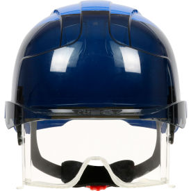 Type I, Vented Industrial Safety Helmet ABS Shell, 6-Pt Suspension, Blue