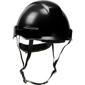 Dynamic Industrial Climbing Helmet Polycarbonate / ABS Shell, Ratchet Adjustment, Black