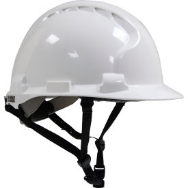 MK8 Evolution Type II Linesman Hard Hat HDPE Shell, EPS Impact Liner, Polyester Suspension, White