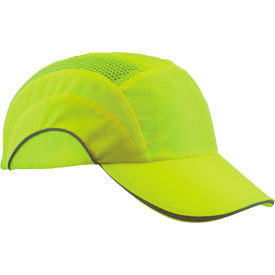 HardCap A1+ Baseball Style Bump Cap with HDPE Liner, Adjustable Back, Hi-Vis Yellow