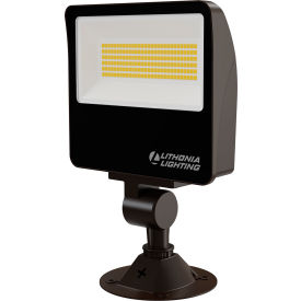 ESXF2 Floodlight, Adj. Lumen Output, 30K-50K, Knuckle & Yoke, Dark Bronze