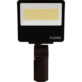 Floodlight, Adj. Lumen, 30K-40K-50K, 120-347V, Yoke, Dark Bronze