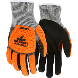 UltraTech Gloves, Nitrile, Cut A4, Impact 1, Abrasion 4, Puncture 4, 1 Pair