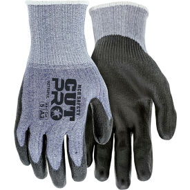 Cut Pro Gloves, PU Coated Palm/Fingers, Cut A3, Abrasion 5, Puncture 4, 1 Pair