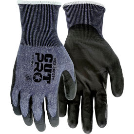 Cut Pro Gloves, PU Coated Palm/Fingers, Cut A5, Abrasion 4, Puncture 4, 1 Pair