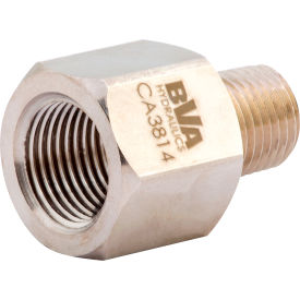 Hydraulic Fitting, Male 1/4"-18NPTF to Female 3/8"-18NPTF