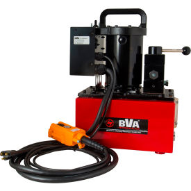 Hydraulic Lightweight Electric Pump, 2.5 Gallon, 3 Way/3 Position Manual Lock Valve