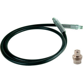 Hydraulic Rubber Hose, 3/8"ID 10'L, 3/8"-18 NPTF, CH38M