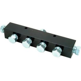 Hydraulic Manifold 7" Long with 7 Female Ports