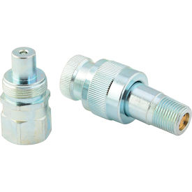 Hydraulic Coupler Regular Flow Set 3/8"-18 NPTF