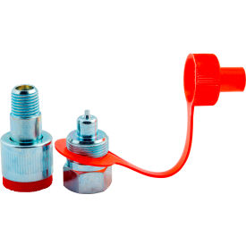 Hydraulic Coupler Zinc Regular Flow Set 1/4"-18 NPTF