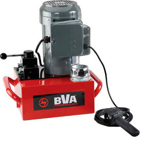 Hydraulic Electric Pump, 1 HP, 2 Gallon, 4 Way/3 Position Manual Valve, 10' Pendant
