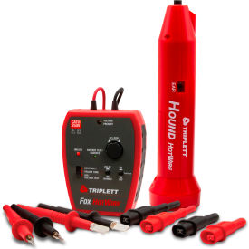 Triplett Fox & Hound Hotwire Live Wire Tone & Probe Kit with LED Headlights