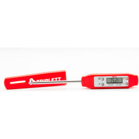 Pocket Thermometer, 2.9 Stainless Steel Probe, Red