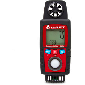 Triplett 10-in-1 Environmental Meter with Air Flow, Red