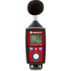 8-in-1 Environmental Meter with Sound, Red