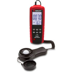 Triplett Digital Light Meter, 400K Lux, Red