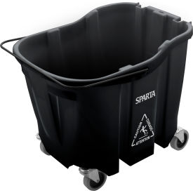 Mop Bucket, 35 qt Bucket Capacity, Black
