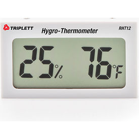 Triplett Hygro Thermometer, Dual Display for Humidity/Temperature