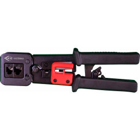 Crimp Tool for High-Speed, Pass-Thru RJ45 Connectors