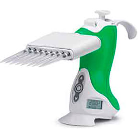 2.0-125L Pipette, Electronic Multichannel, Green
