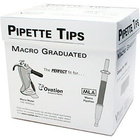 5mL Pipette Tips, MLA, Graduated, Boxed, Non-sterile, 100 Pack