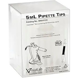 5mL Pipette Tips, Filtered, Ovation, Graduated, Boxed, Sterile, 60 PK