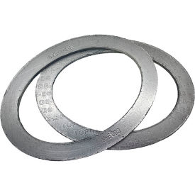 Handhole Gasket, 3" x 3-3/4" x 1/2", Graphite, Elliptical, 2 Pack