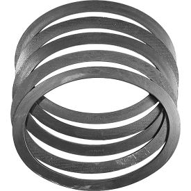 TOPOG-E Series 180 Manway Gasket, 14" x 18" x 1-1/2", Black Rubber, Elliptical