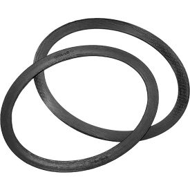 180 Manway Gasket, 11" x 14" x 1-1/4", Black Rubber, Elliptical, 2 Pack