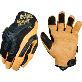 Heavy Duty Black Leather Gloves, Extra Large