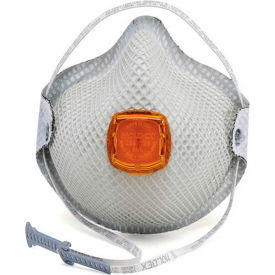 2800N95 N95 Particulate Respirator Mask, HandyStrap & Ventex Valve, M/L, 10/Box