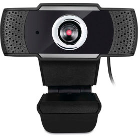 CyberTrack H4 1080P HD USB Manual Focus Webcam with Microphone, 2.1 Mpixels, Black