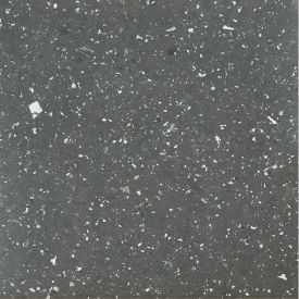 Self Adhesive Vinyl Floor Tile 12" x 12", Black Speckled Granite, 20 Pack
